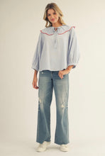 Load image into Gallery viewer, Sailor Scallop Top