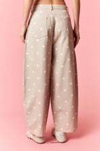 Load image into Gallery viewer, Sweet Cream Dot Barrel Jeans
