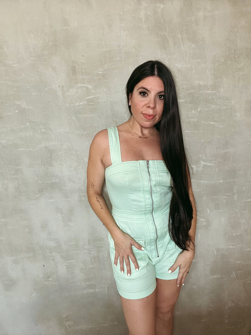 Mint Gelato Romper