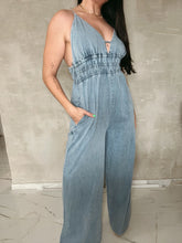Load image into Gallery viewer, Malibu Denim Jumpsuit
