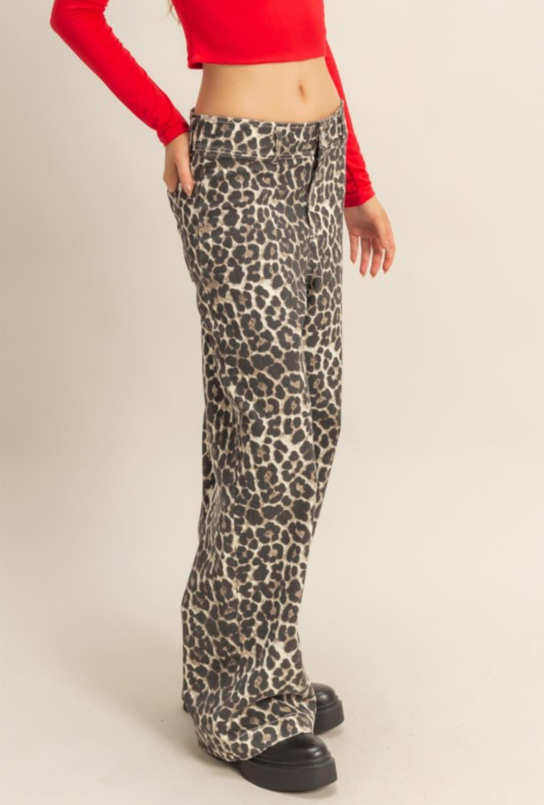Wild Nights Leopard Jeans