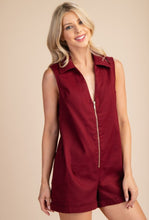 Load image into Gallery viewer, Merlot Cargo Romper
