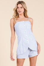 Load image into Gallery viewer, Skies are Blue Romper
