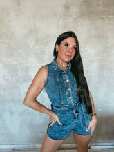 Load image into Gallery viewer, Marina Denim Romper
