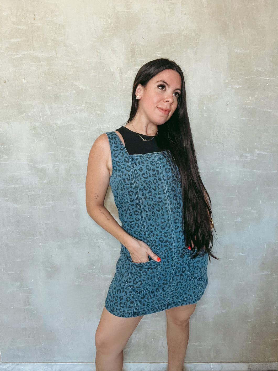 Hard To Catch Denim Dress