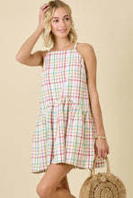Load image into Gallery viewer, Holiday Picnic Gingham Dress
