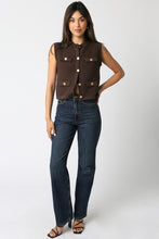 Load image into Gallery viewer, PRE ORDEN Rory Knit Vest BROWN
