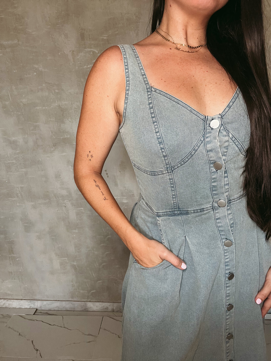 Maxine Denim Dress