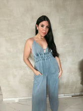 Load image into Gallery viewer, Malibu Denim Jumpsuit

