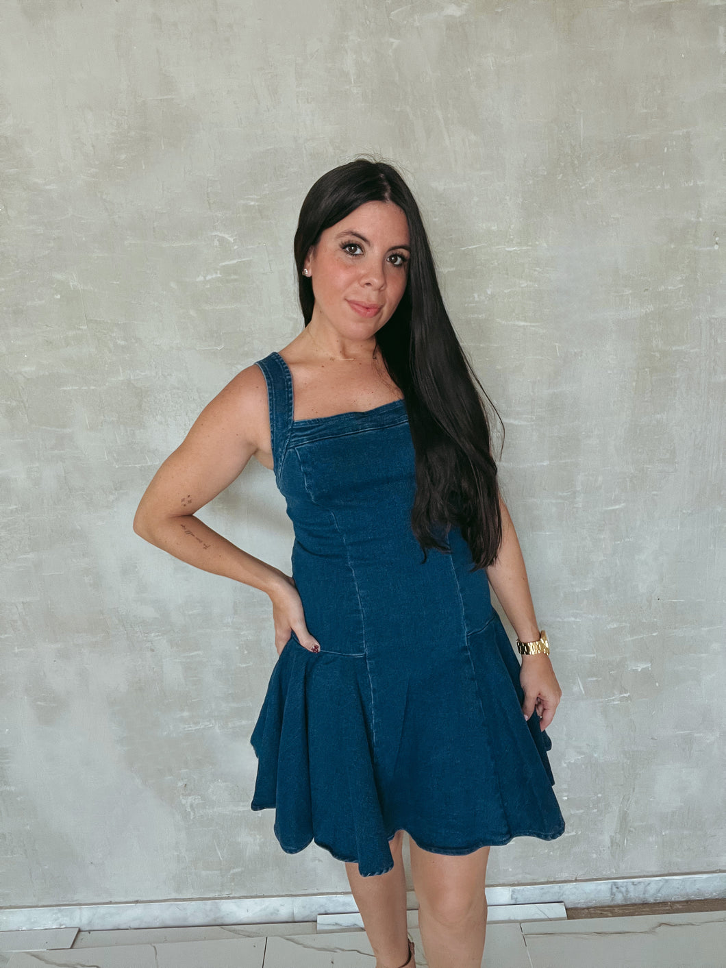 Harper Denim Dress