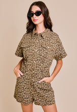 Load image into Gallery viewer, Kitty Leopard Romper
