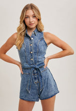 Load image into Gallery viewer, Marina Denim Romper
