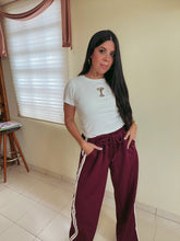 Load image into Gallery viewer, Wine O&#39; Clock Track Pants
