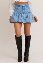 Load image into Gallery viewer, Chloé Denim Bubble Skirt
