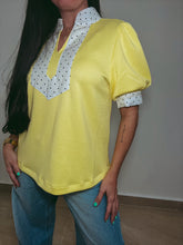 Load image into Gallery viewer, Lemoncello Polka Top
