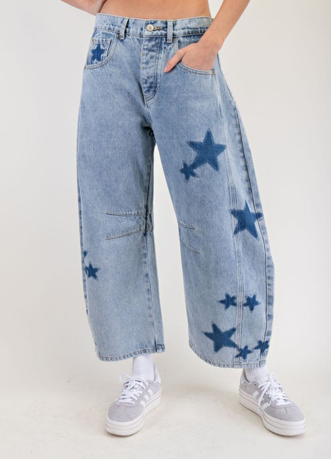 Sky Of Stars Barrel Jeans